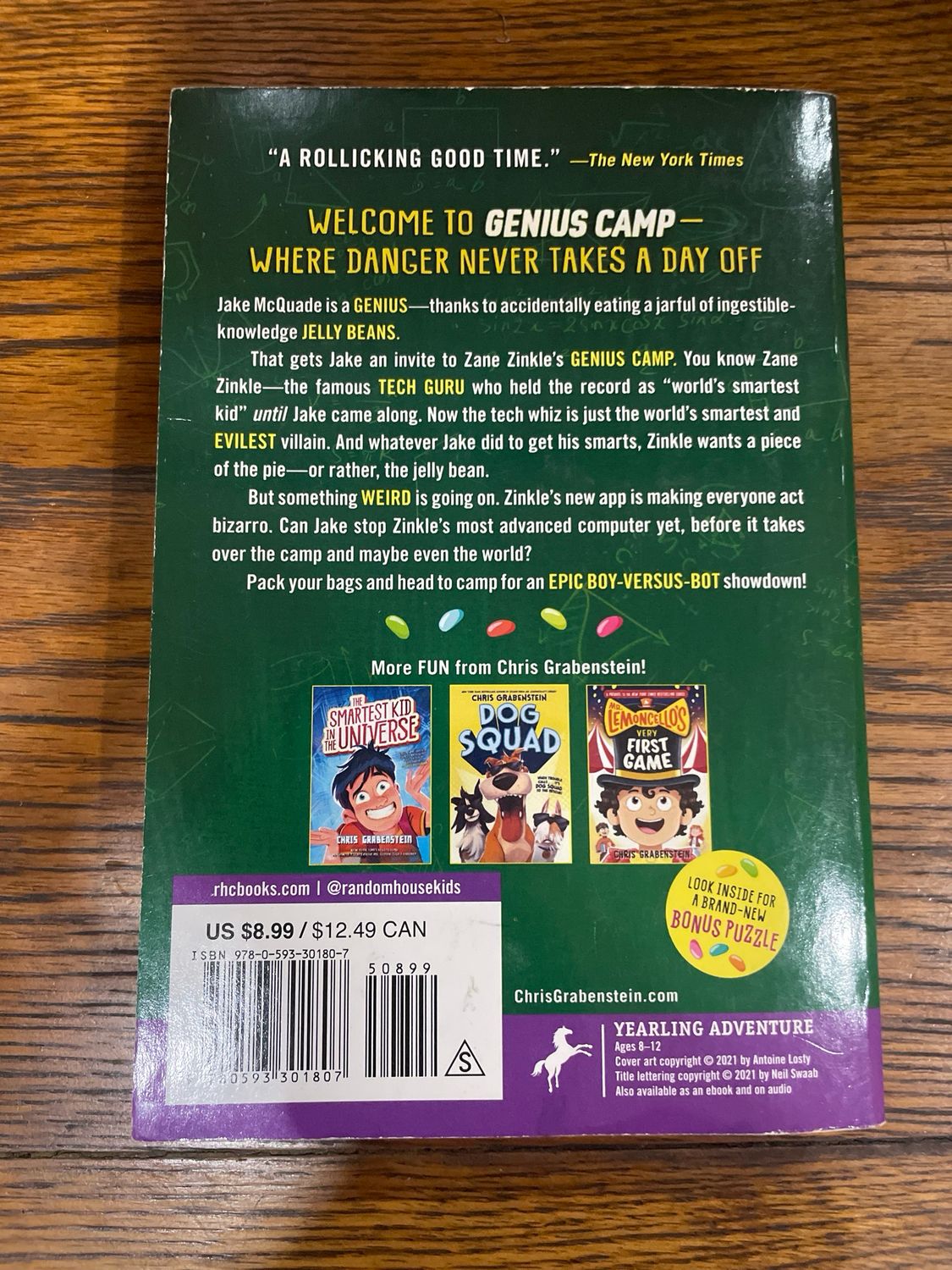 The Smartest Kid in the Universe: Genius Camp by Chris Grabenstein