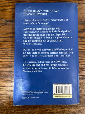 Charlie and the Glass Elevator by Roald Dahl