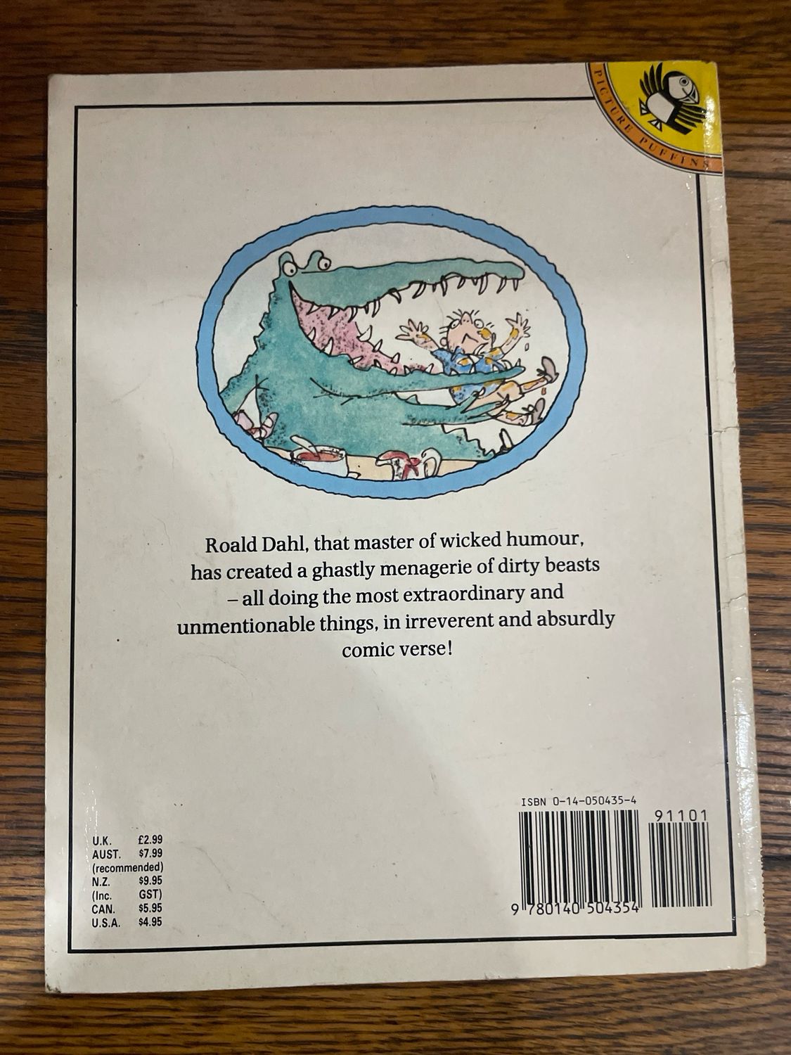 Dirty Beasts by Roald Dahl