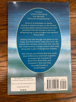 The Whipping Boy by Sid Fleischman