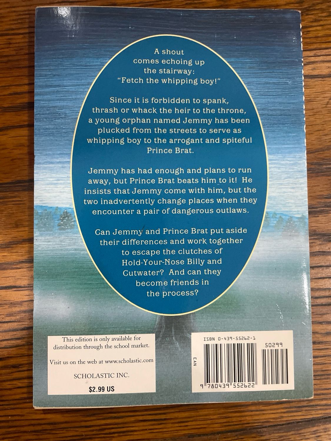 The Whipping Boy by Sid Fleischman