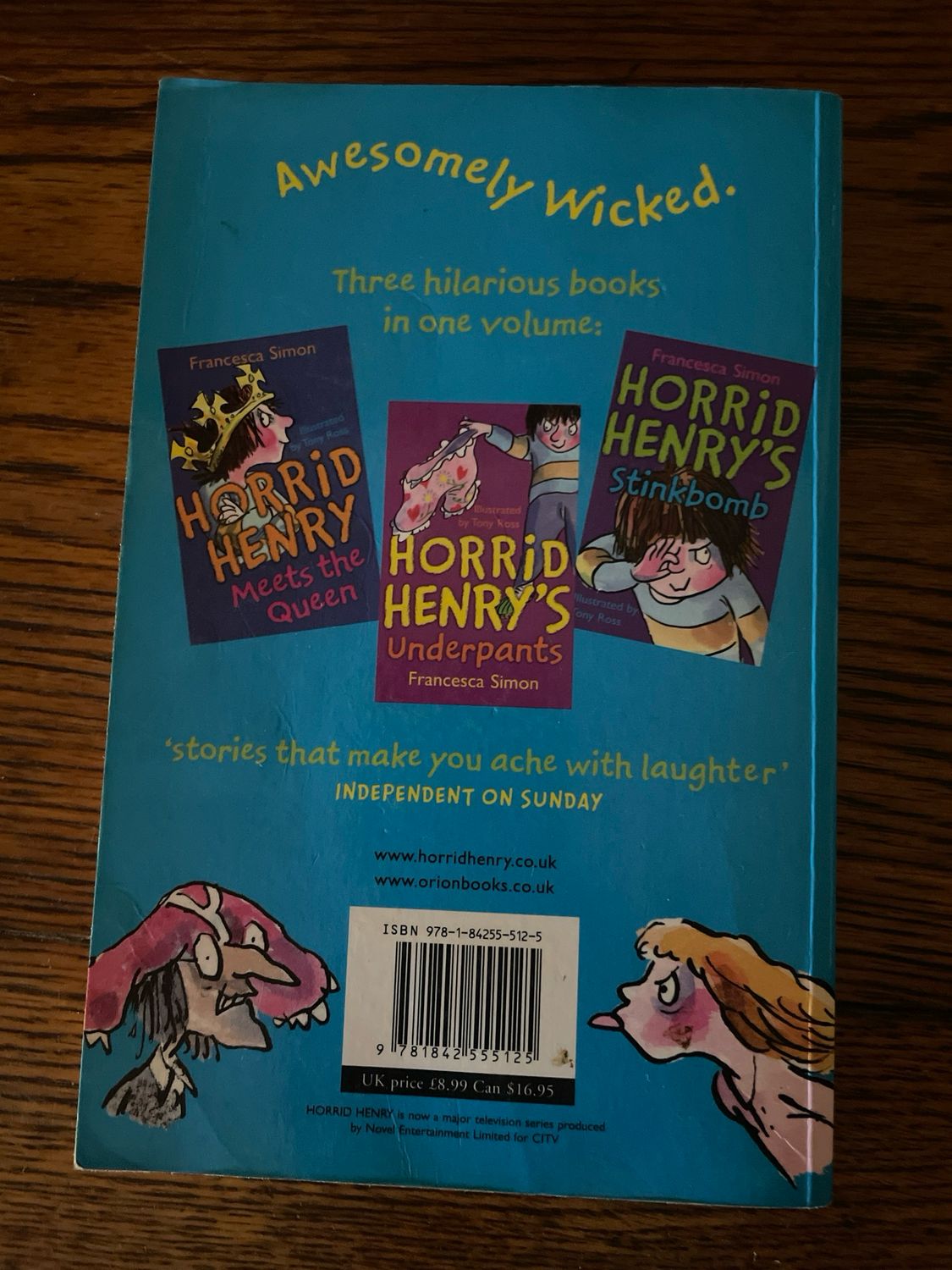 A Giant Slice of Horrid Henry 3-in-1 by Francesca Simon