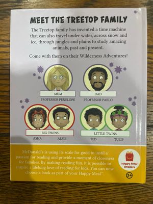 Treetop Twins Wilderness Adventures Book 10: The Twins Run After A Rhino by Cressida Cowell