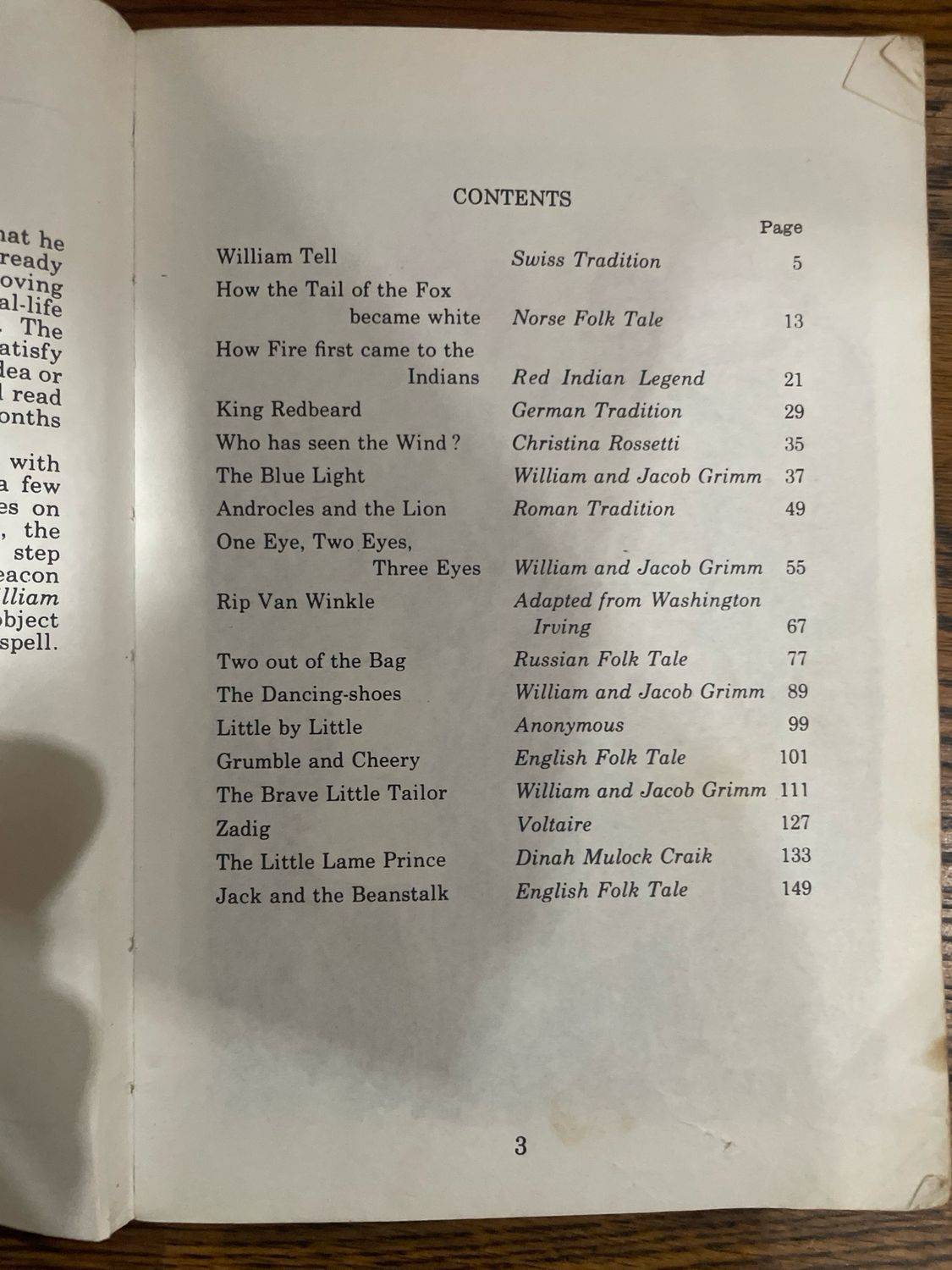 William Tell and Other Stories