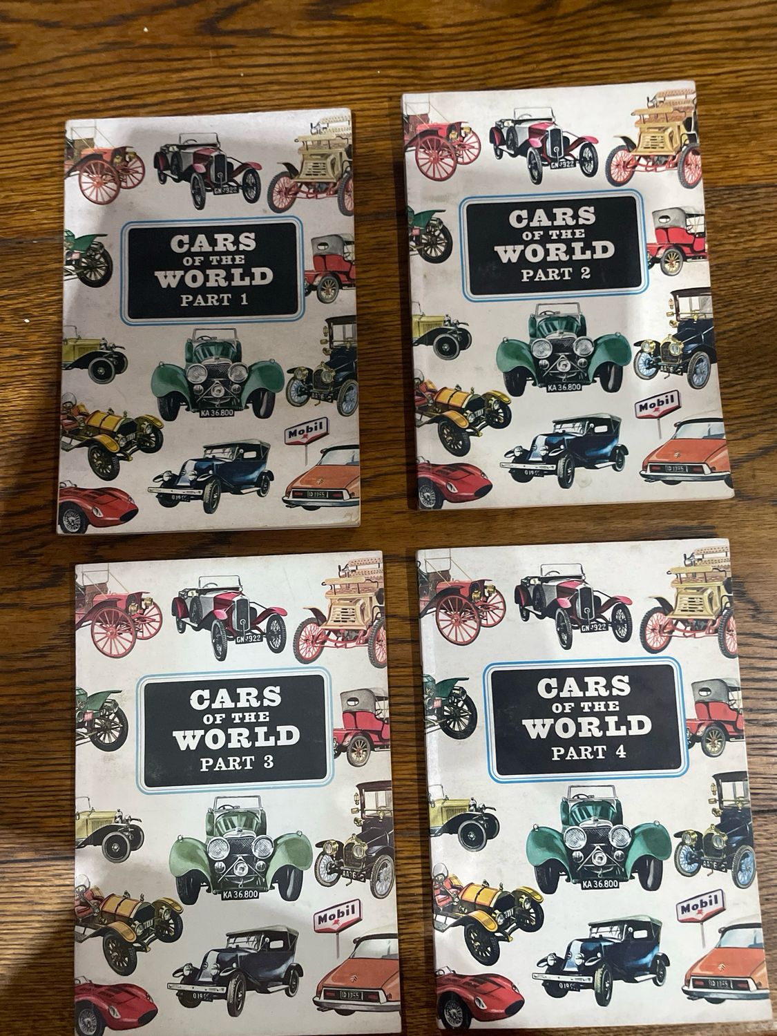 Cars Of The World Complete Set (4 Books) by J. D. Scheel