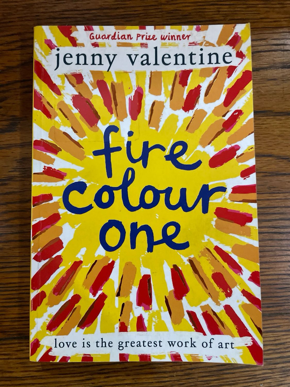 Fire Colour One by Jenny Valentine