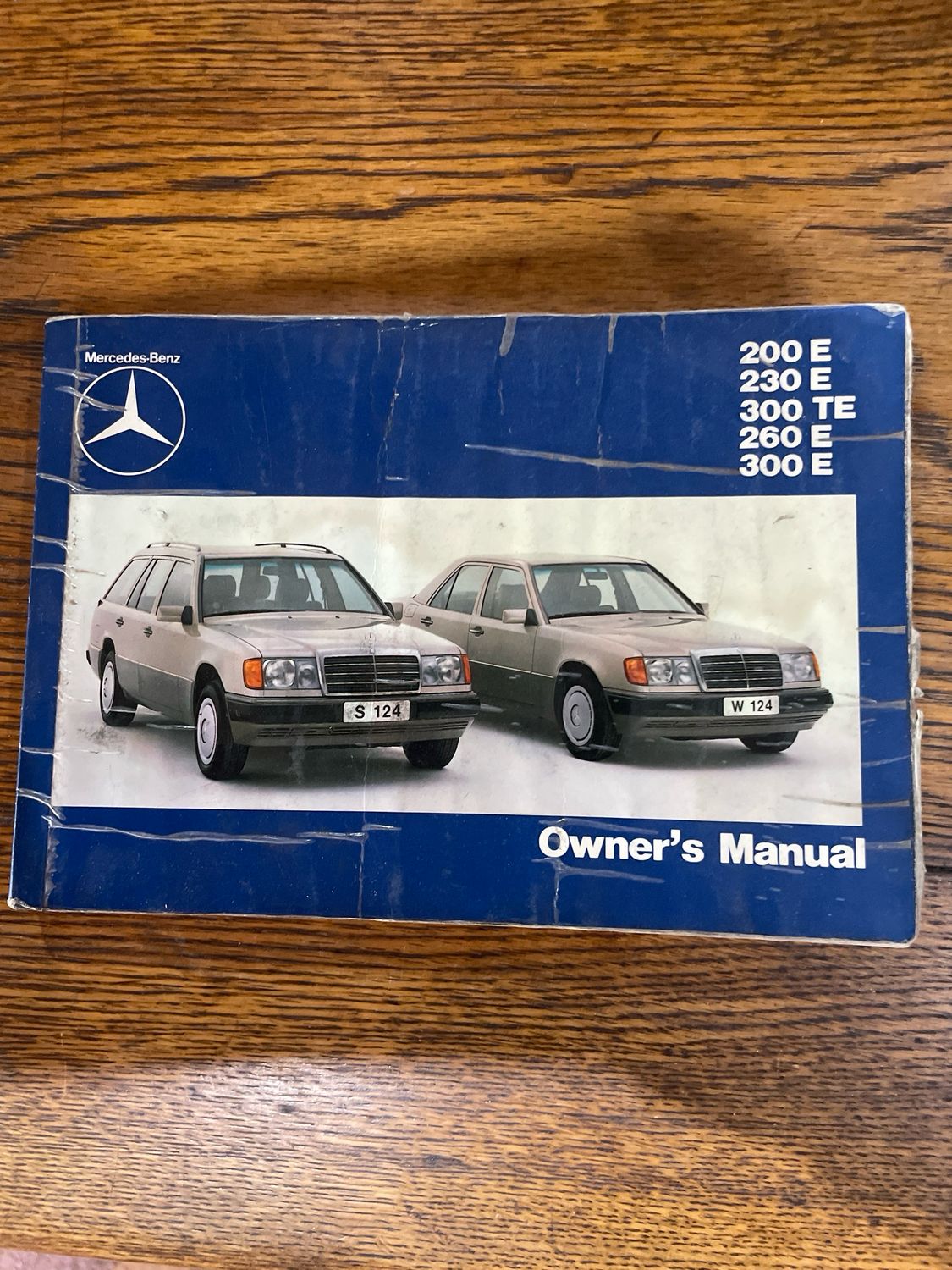 Mercedes- Benz Owners Manual W124, 200E 240E 300TE 260E 300E