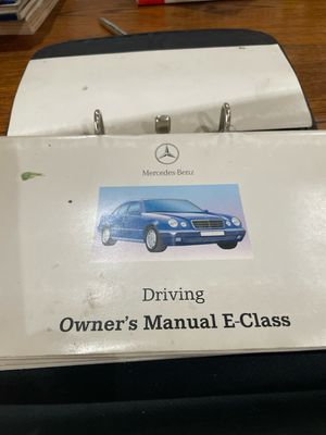 Mercedes-Benz W210 (pre-facelift) Complete Maintenance And Owner’s Manual In Original Canvas Pouch
