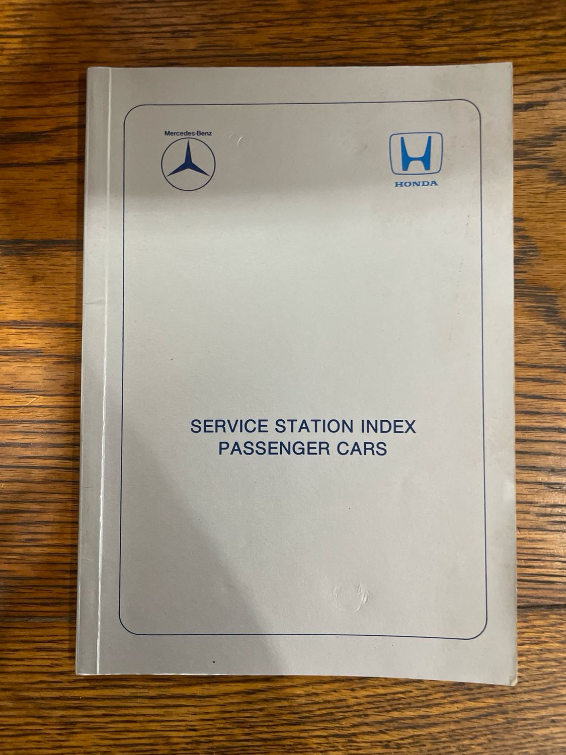 Mercedes-Benz Service Station Index Passenger Cars