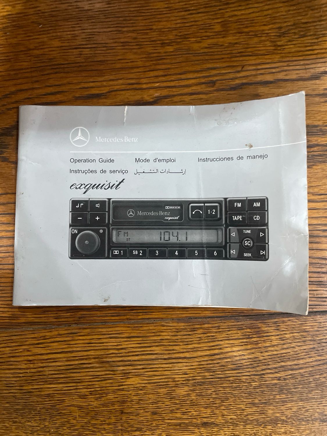 Mercedes- Benz Operation Guide Becker Exquisite Audio
