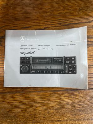Mercedes- Benz Operation Guide Becker Exquisite Audio