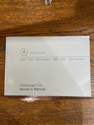 Mercedes - Benz W124 200E 220E 220E Sportline 280E 320E 320E Sportline English And Afrikaans