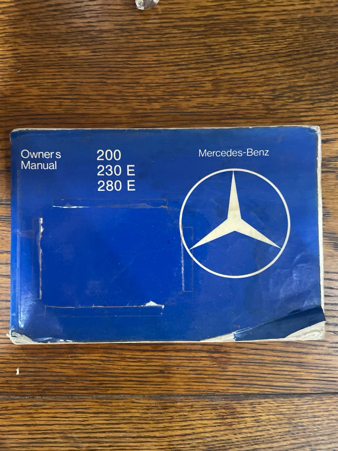Mercedes-Benz W123 Owner’s Manual 200 230E 280E
