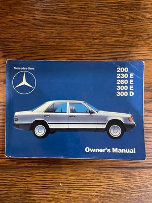 Mercedes- Benz W124 (pre-facelift) Owner’s Manual 200, 230E, 260E, 300E, 300D