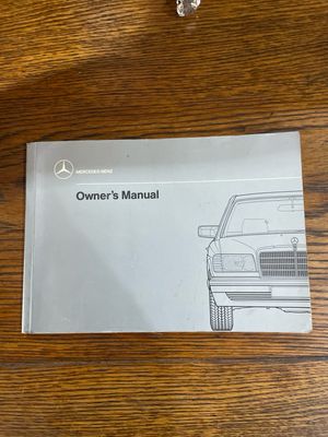 Mercedes-Benz Owner’s Manual W126 260SE, 300SE, 300SEL