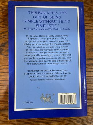 The Seven Habits Of Highly Effective People by Stephen R. Covey
