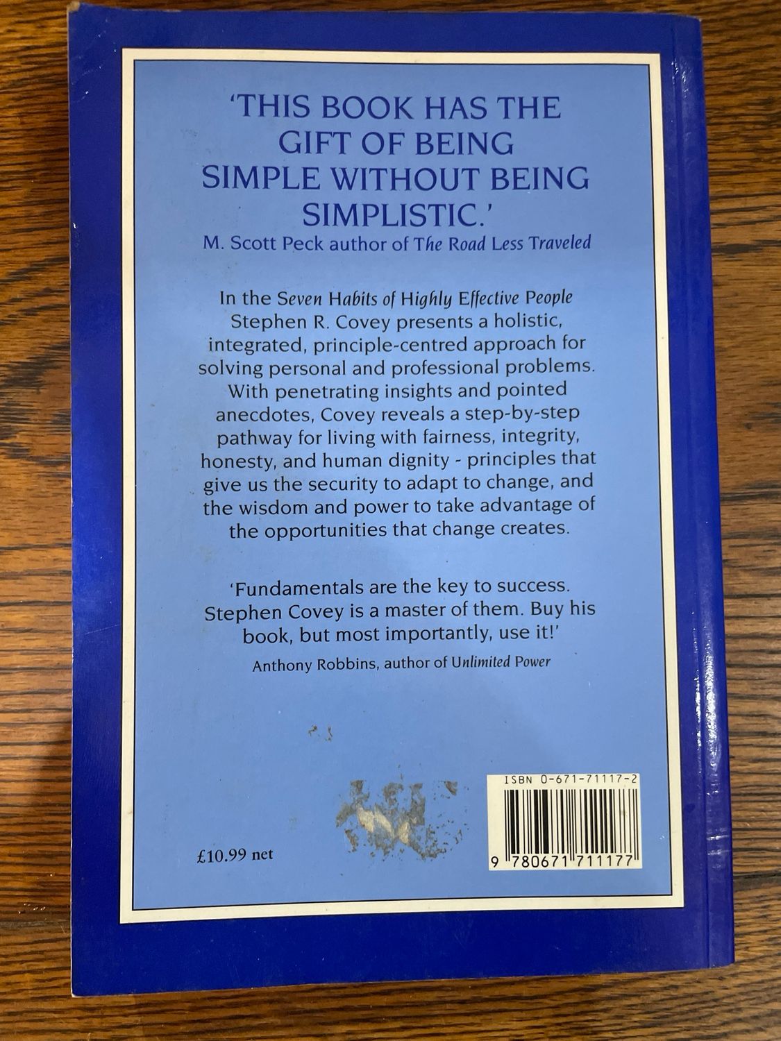 The Seven Habits Of Highly Effective People by Stephen R. Covey