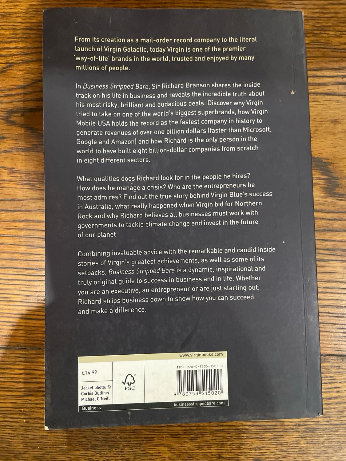 Business Stripped Bare by Richard Branson