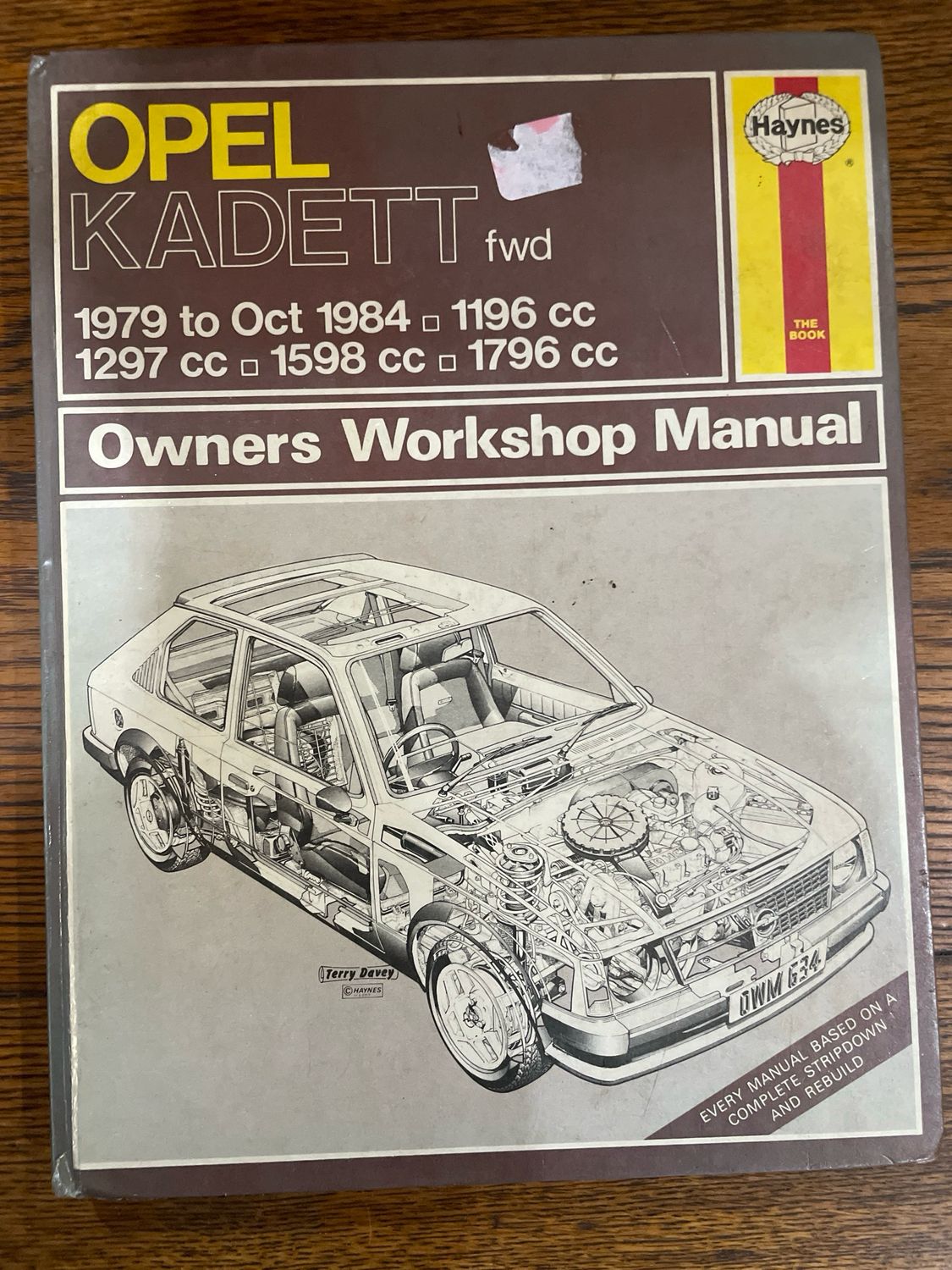 Opel Kadette FWD 1979- October 1984 1196cc 1297cc 1598cc 1796cc