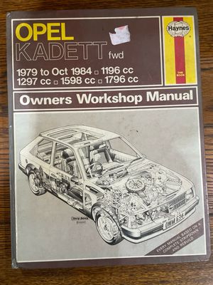 Opel Kadette FWD 1979- October 1984 1196cc 1297cc 1598cc 1796cc