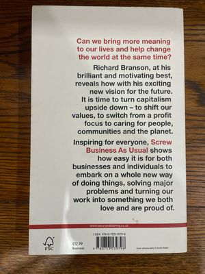 Screw Business As Usual by Richard Branson