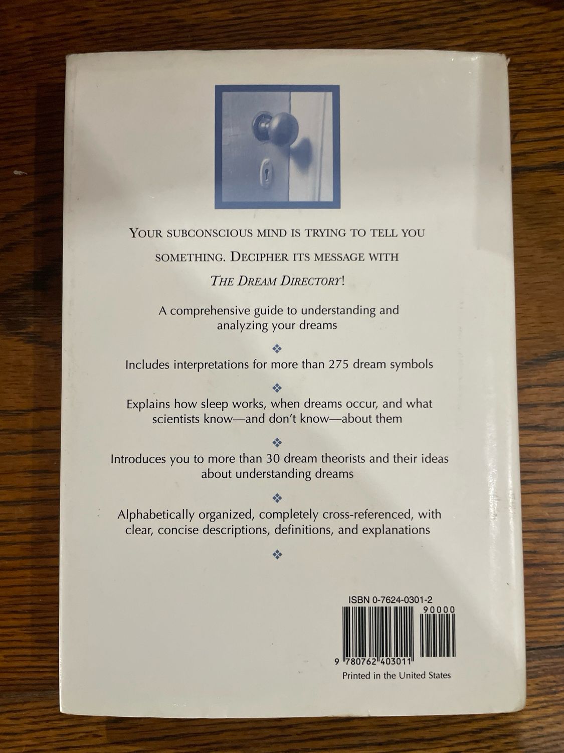 The Dream Directory by David C. Lohff