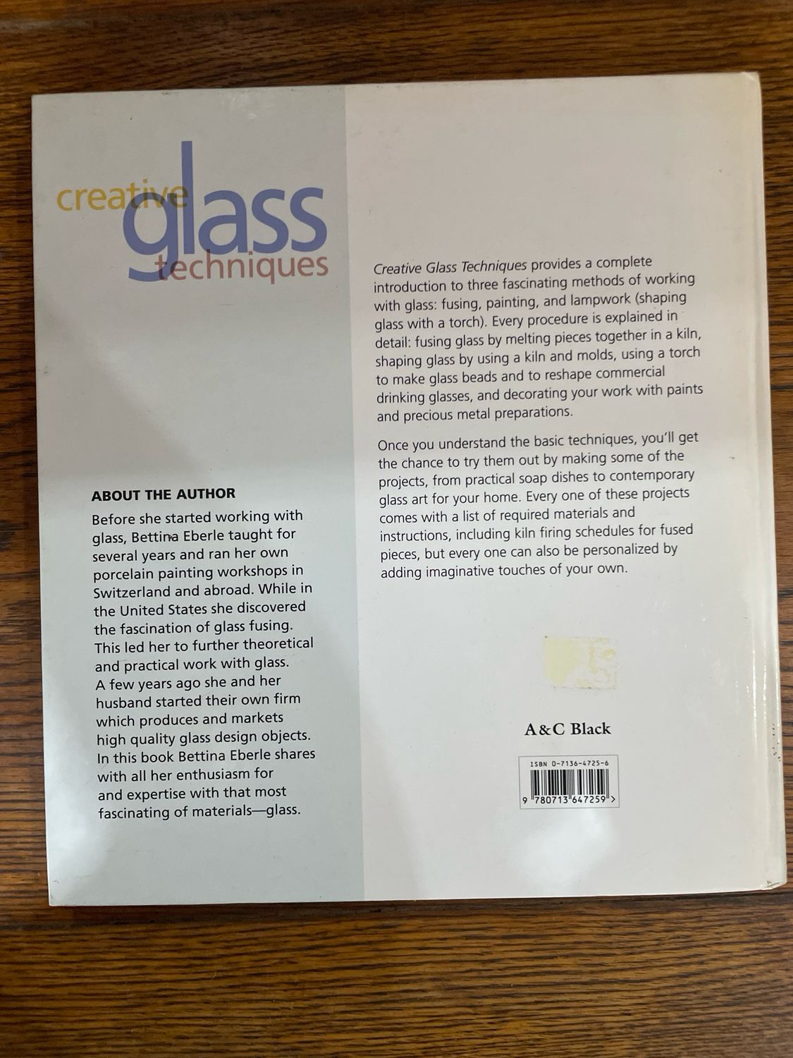 Creative Glass Techniques by Bettina Eberle