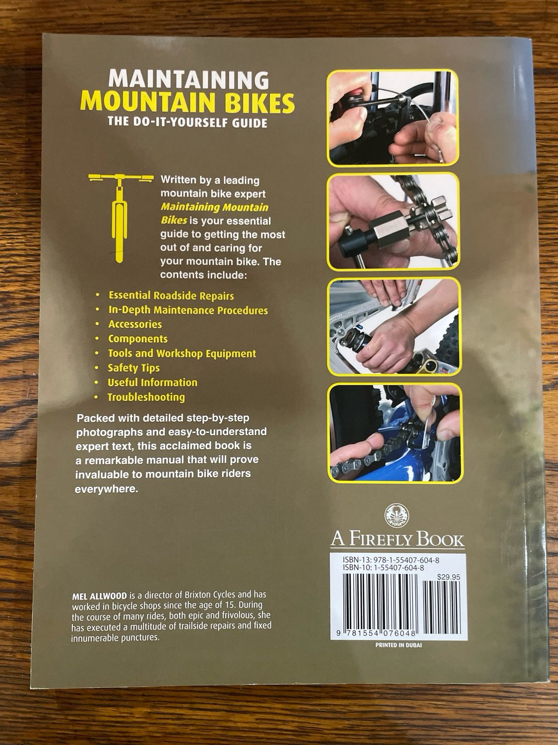 Maintaining Mountain Bikes: The Do - It - Yourself Guide by Mel Allwood