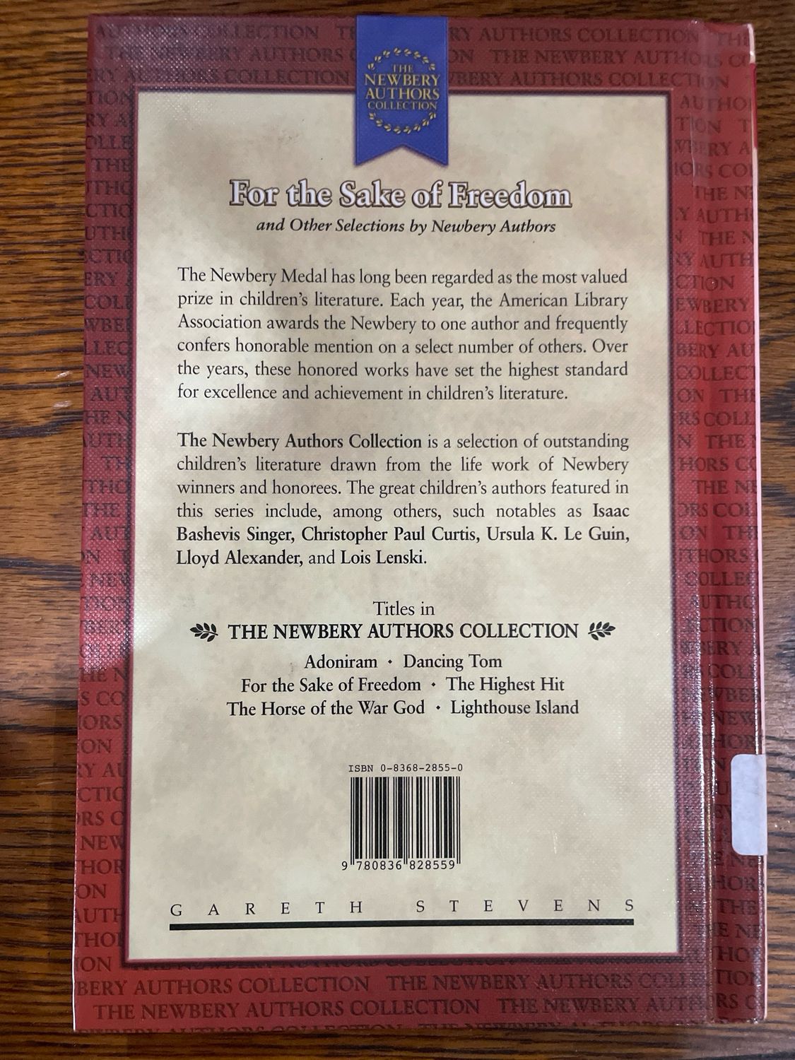 For The Sake Of Freedom And Other Selections By Newbery Authors