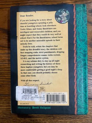 A Series Of Unfortunate Events : Book The Fifth - The Austere Academy by Lemony Snicket