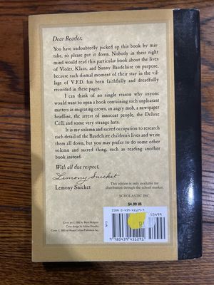 A Series Of Unfortunate Events: Book The Seventh - The Vile Village by Lemony Snicket