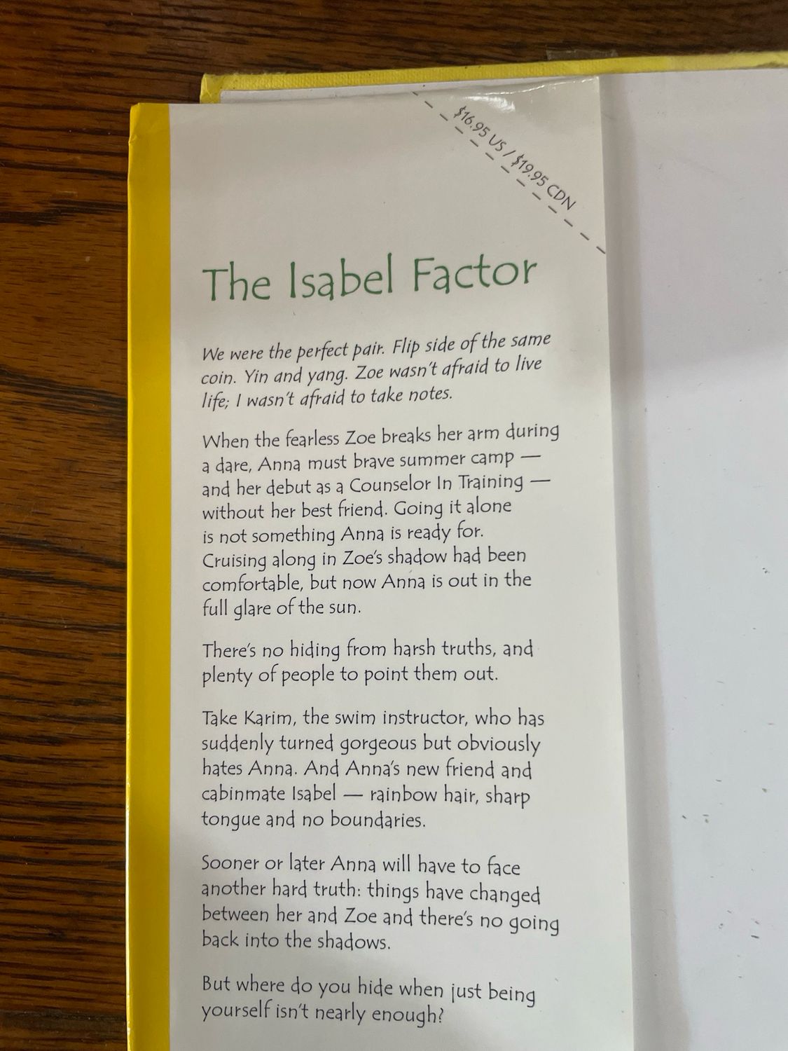 The Isabel Factor by Gayle Friesen