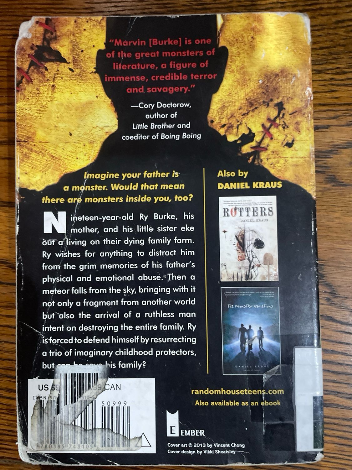 Scowler by Daniel Kraus