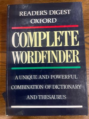 Reader’s Digest Oxford Complete Wordfinder- Dictionary And Thesaurus