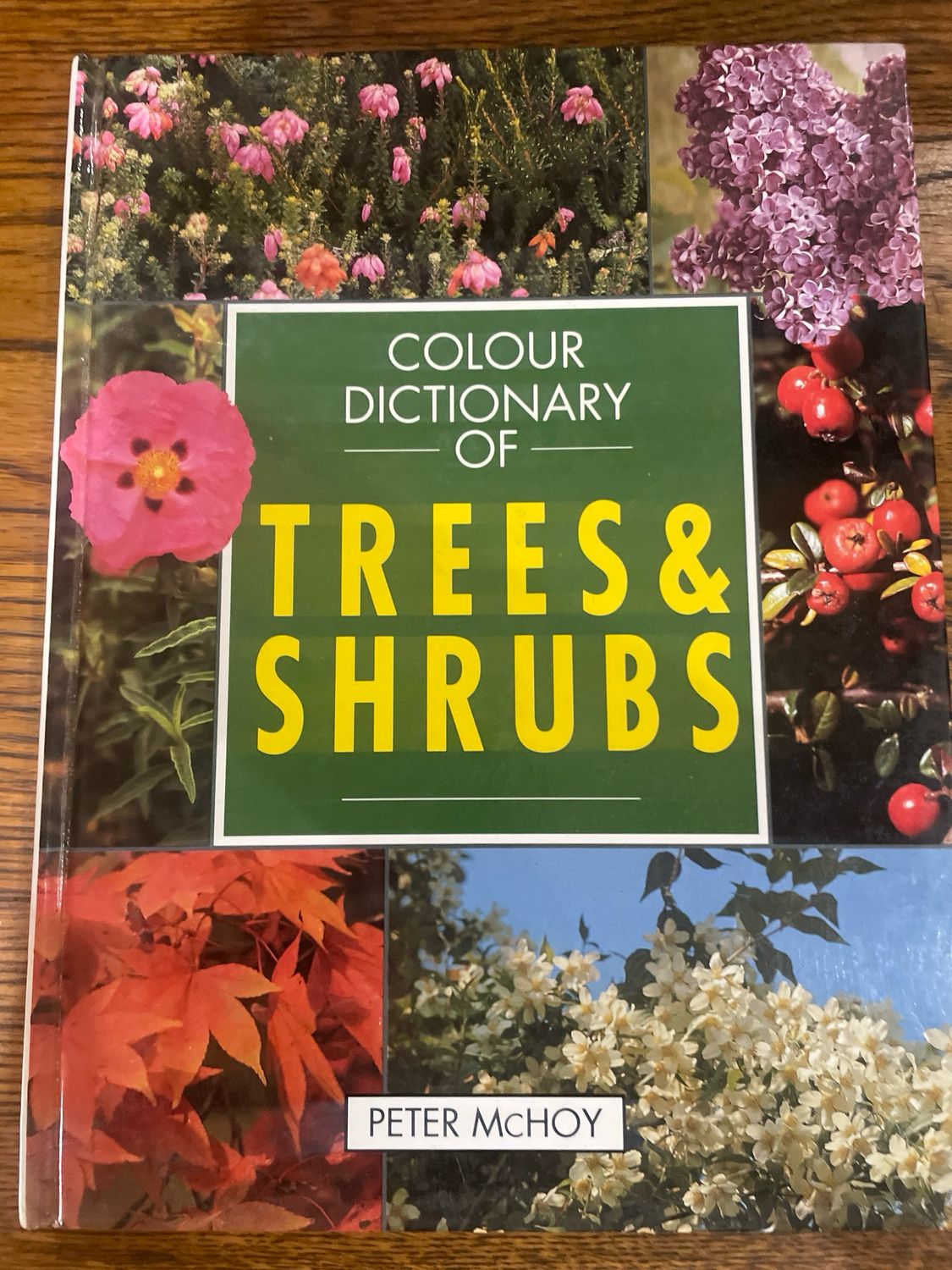Colour Dictionary Of Trees And Shrubs by Peter McHoy
