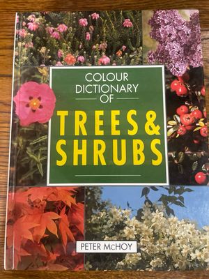 Colour Dictionary Of Trees And Shrubs by Peter McHoy