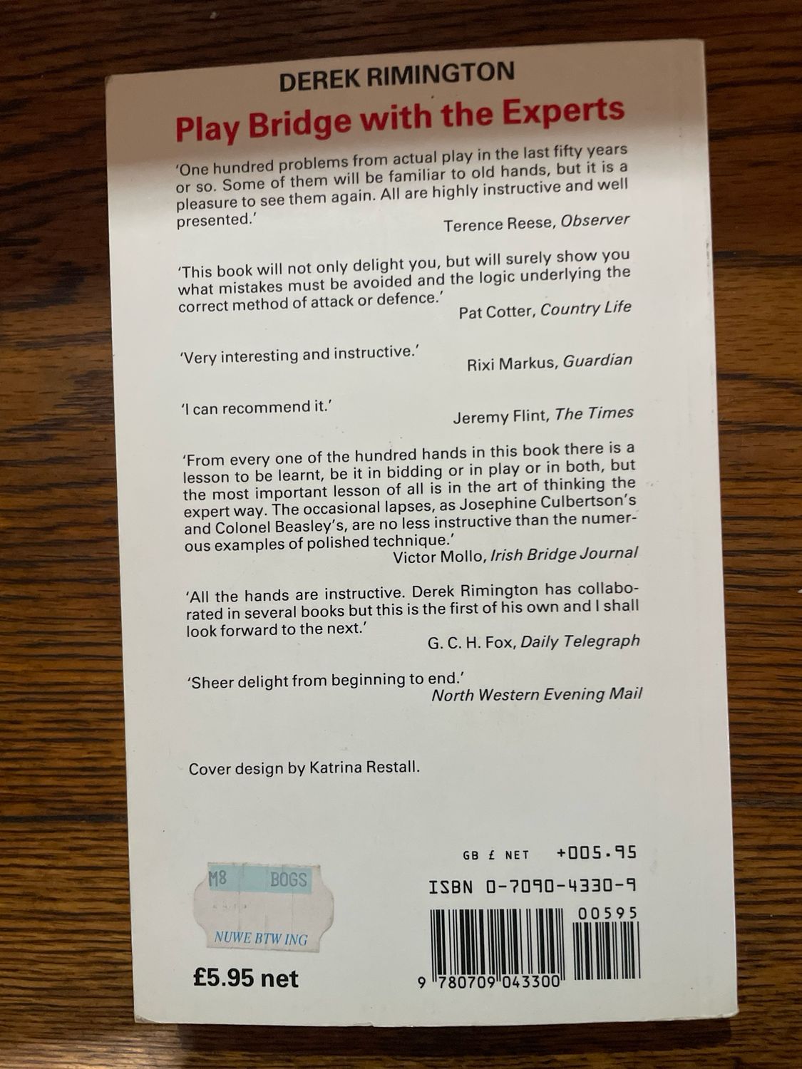 Play Bridge With The Experts by Derek Rimington