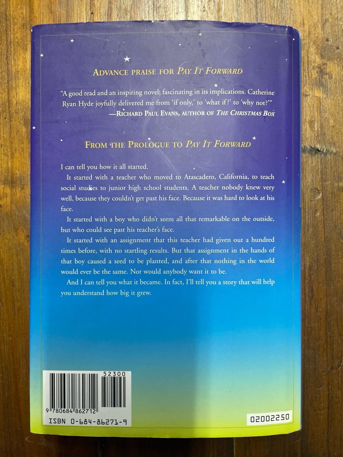 Pay It Forward by Catherine Ryan Hyde