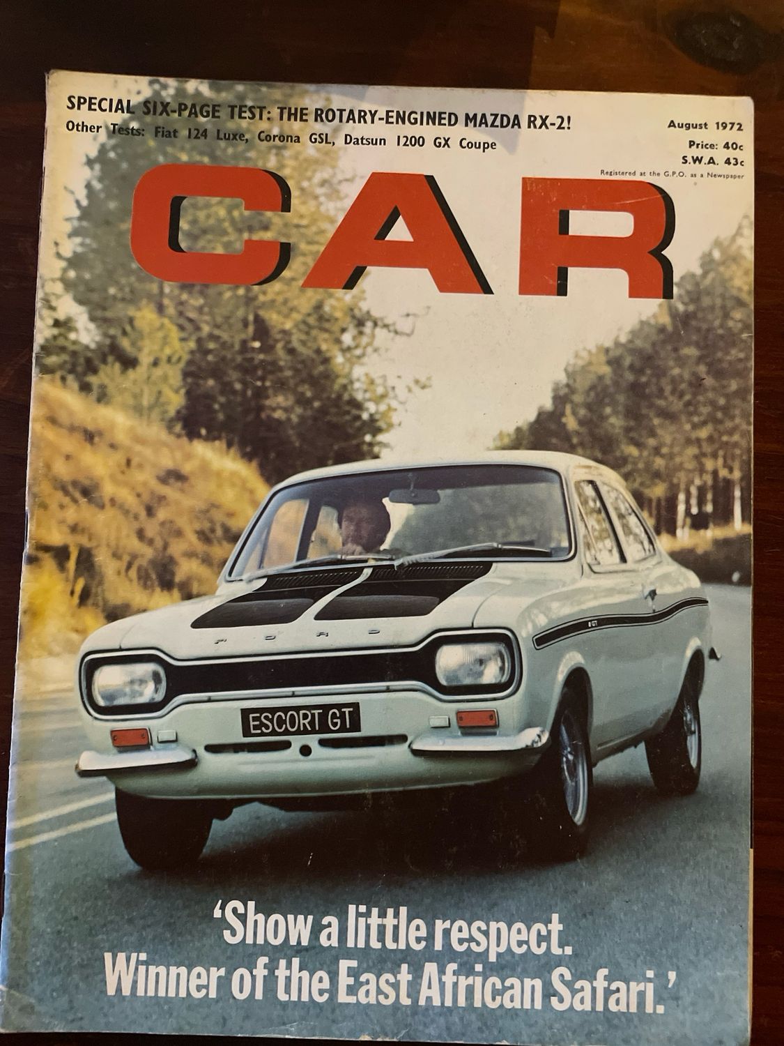 CAR August 1972