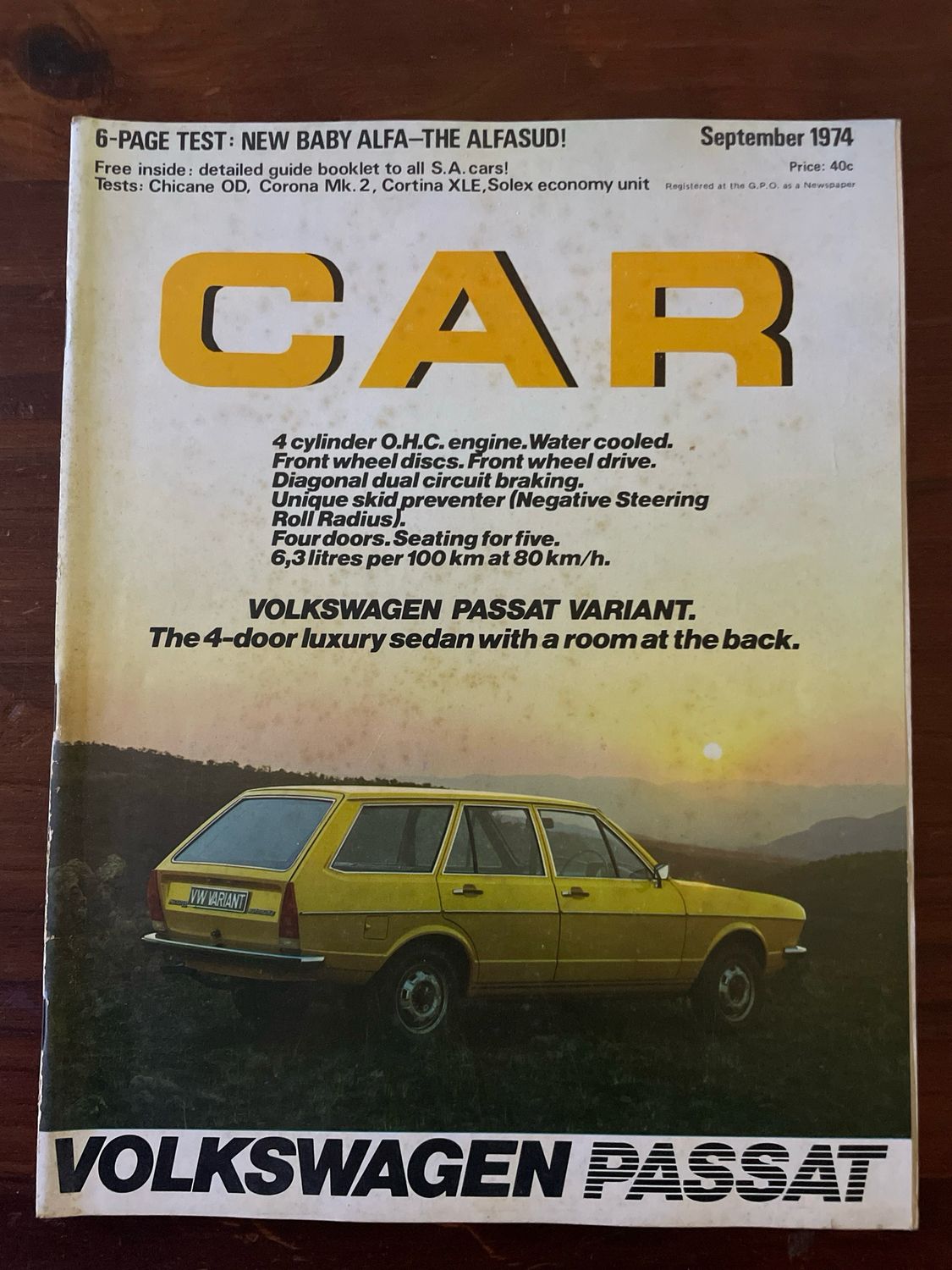 CAR September 1974