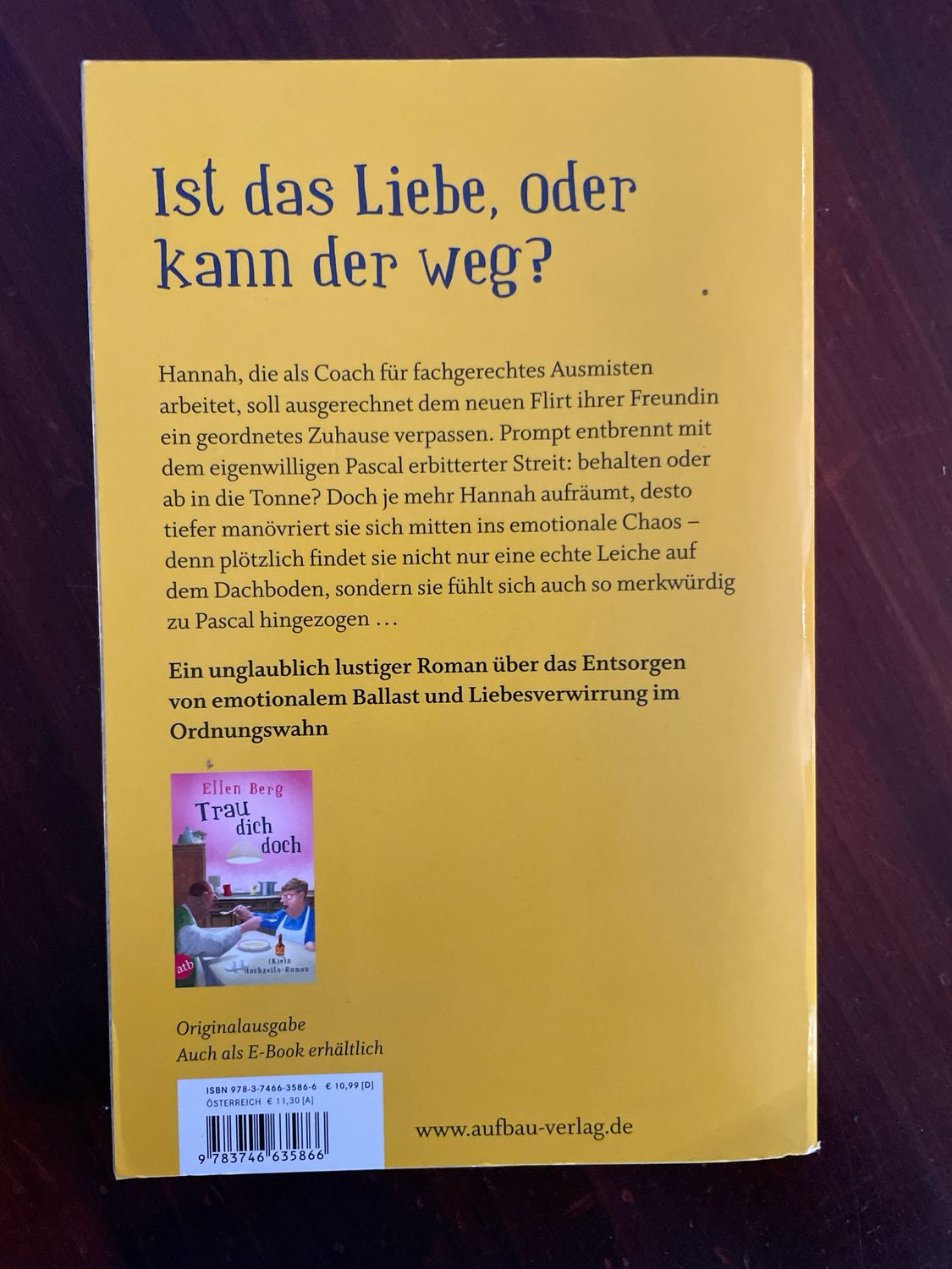 Der Ist Für Die Tonne by Ellen Berg