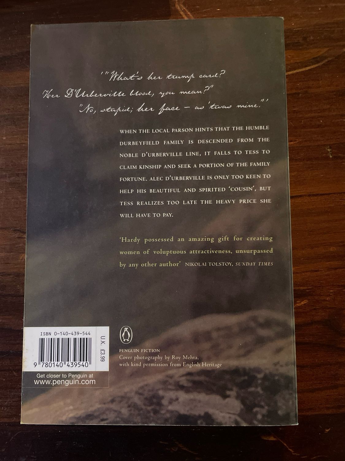 Tess Of The D’ Urbervilles by Thomas Hardy