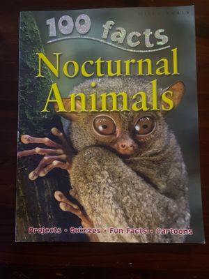100 Facts Nocturnal Animals - Miles Kelly