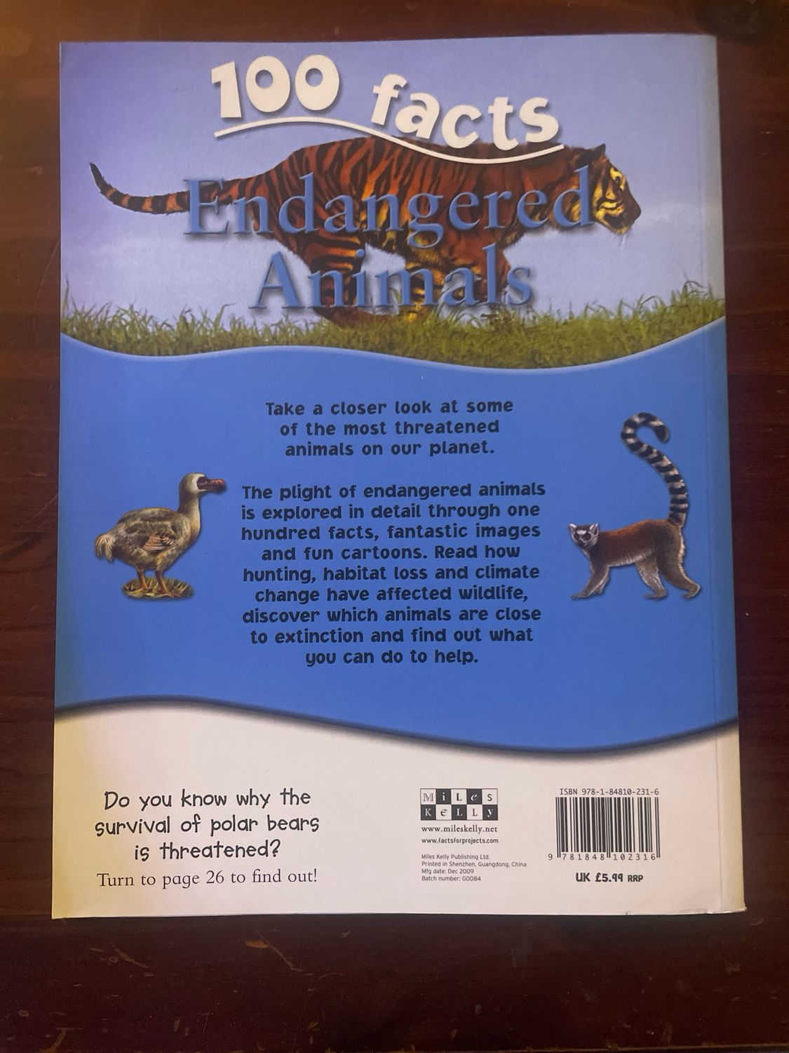 100 Facts Endangered Animals - Mike Kelly