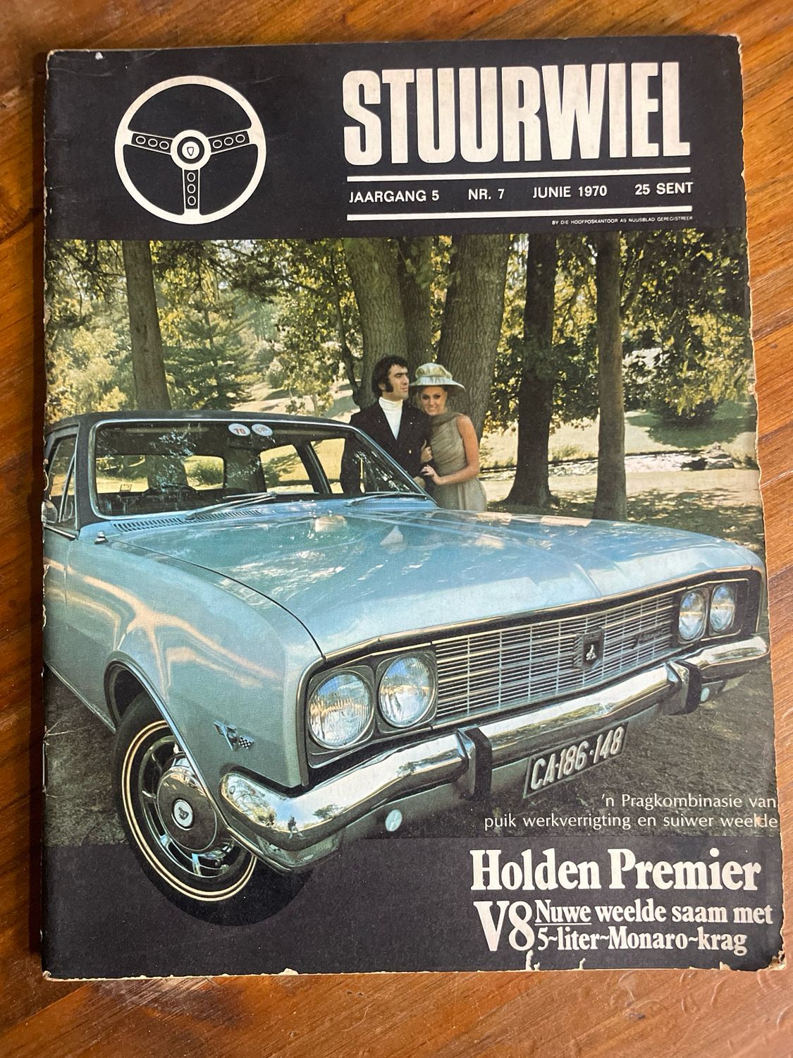 Stuurwiel Junie 1970