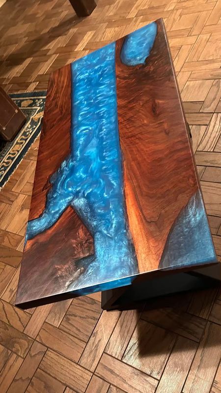 The Electric Azure River Desk