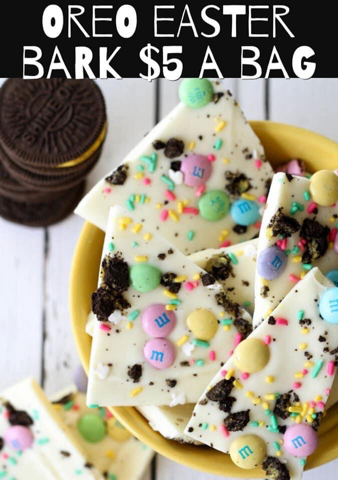 Easter Oreo Bark