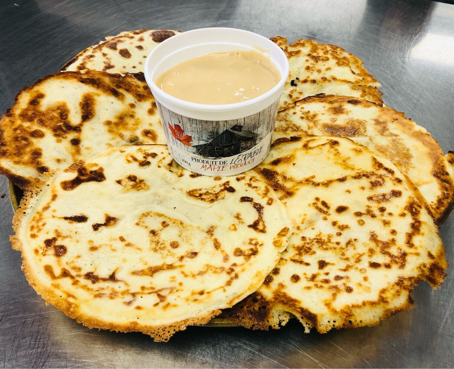 Crêpes au beurre d’érable / Maple butter pancake 