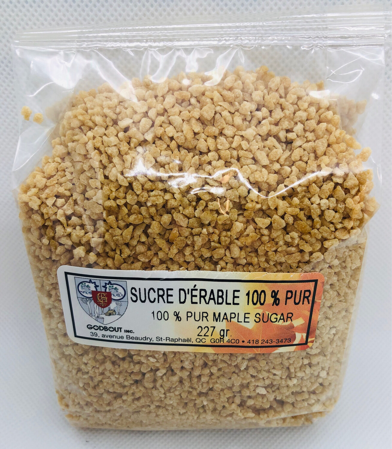 Sucre d’érable 227g / Maple sugar 227g
