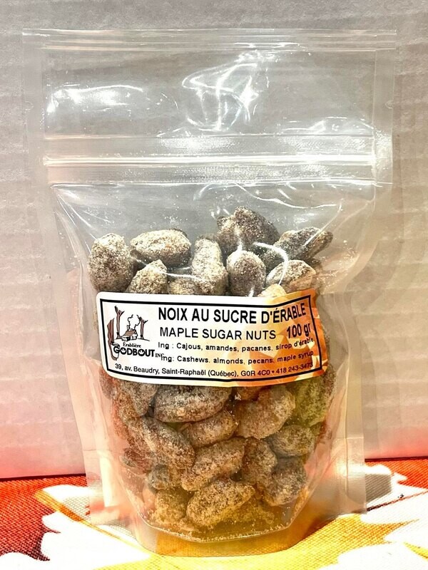 Noix au sucre d&#39;érable 100 g / Maple Nuts 100 g